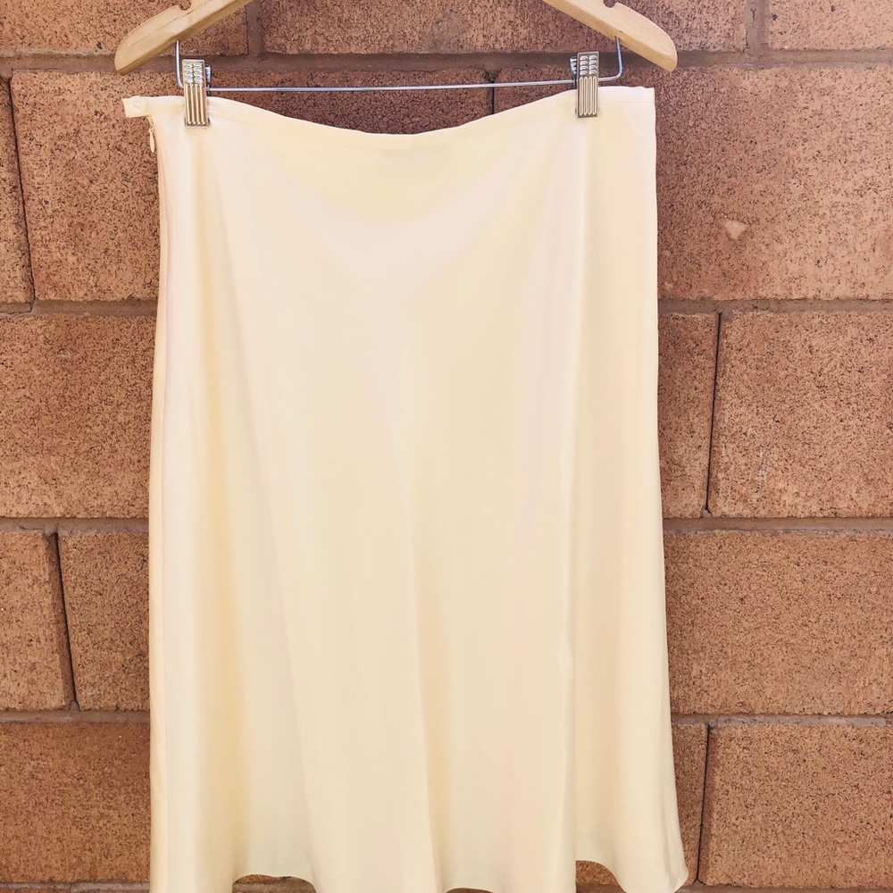 Satin Midi Skirt